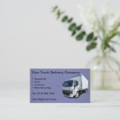 Trucking Delivery  Visitekaartje (Staand voorkant)