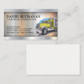 Trucking Illustration | Driver Transport Visitekaartje (Voorkant / Achterkant)