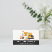 Trucking Leveringsdiensten | Online Tech-app Visitekaartje (Staand voorkant)