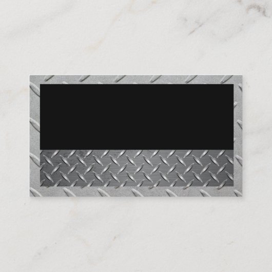 Trucking Logo | Stalen Afwerking | Logistiek  Visitekaartje (Achterkant)