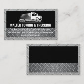 Trucking Logo | Stalen Afwerking | Logistiek  Visitekaartje (Voorkant / Achterkant)