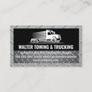 Trucking Logo   Stalen Afwerking   Logistiek  Visitekaartje