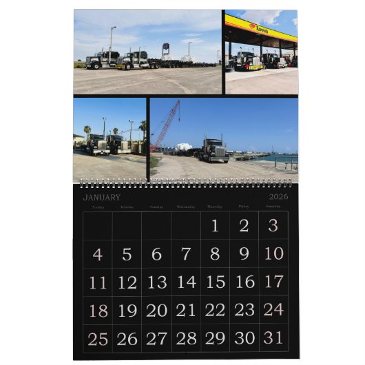Trucking Out West Calendar Kalender (Jan 2026)