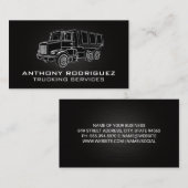 Trucking Services Illustrations | Construction Visitekaartje (Voorkant / Achterkant)