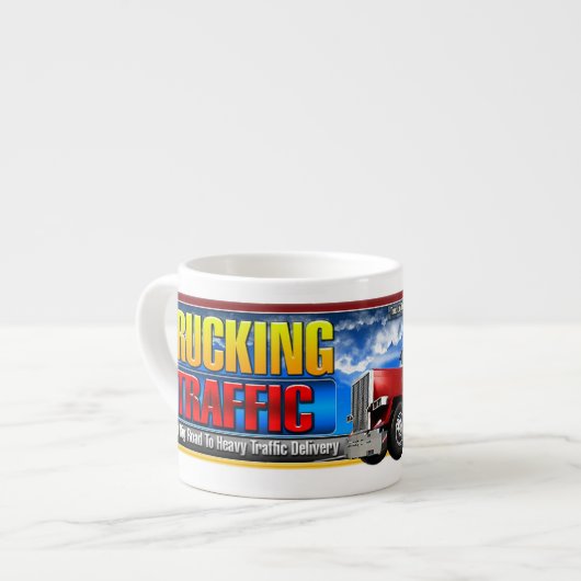 Trucking Traffic 6oz Espresso Mok (Links)