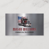 Trucking Transport Trucker Company Amerikaanse vla Visitekaartje (Voorkant)