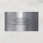 Trucking Transport Trucker Company Metaal Visitekaartje (Achterkant)