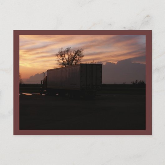 Trucking USA Briefkaart (Voorkant)