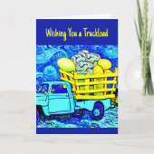 Trucklading Pasenwensen - Van Gogh stijl eieren Kaart (Voorkant)