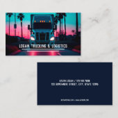 trucklogistiek visitekaartje (Voorkant / Achterkant)