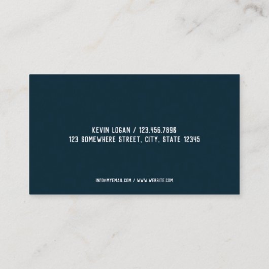 trucklogistiek visitekaartje (Achterkant)