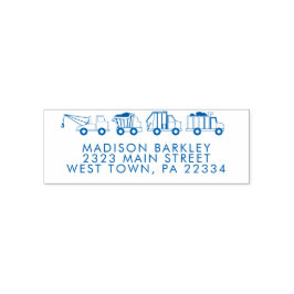 Trucks Boy's schattige Kind retour adres stempel