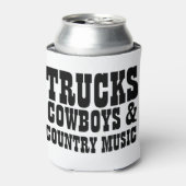 Trucks Cowboys & Country Music Koelbox Blikjeskoeler (Blikje Voorkant)