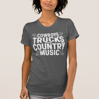 Trucks Cowboys en country Music T-shirt