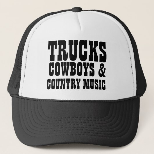 Trucks Cowboys en country Music Trucker Pet (Voorkant)
