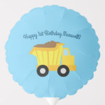 Trucks Cute Boy Kids Birthday Party Theme Ballon<br><div class="desc">Houdt je kleine van vrachtwagens en auto's? Viel hun allereerste verjaardag met dit schattige collectie van de constructiedrukthebber. Ideaal voor een kind van de eerste verjaardag dat van vroom vrooms houdt,  en alles met wieltjes! Speciaal geweldig voor jongens!</div>