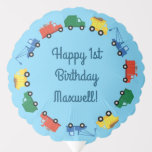Trucks Cute Boy Kids Birthday Party Theme Ballon<br><div class="desc">Houdt je kleine van vrachtwagens en auto's? Viel hun allereerste verjaardag met dit schattige collectie van de constructiedrukthebber. Ideaal voor een kind van de eerste verjaardag dat van vroom vrooms houdt,  en alles met wieltjes! Speciaal geweldig voor jongens!</div>