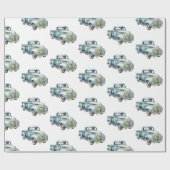 Trucks Dad Birthday Cadeaupapier (Vlak)