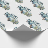 Trucks Dad Birthday Cadeaupapier (Hoek)