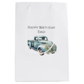 Trucks Dad Birthday Medium Cadeauzakje (Voorkant)