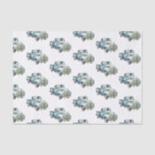 Trucks Dad Birthday Tissuepapier (Voorkant)