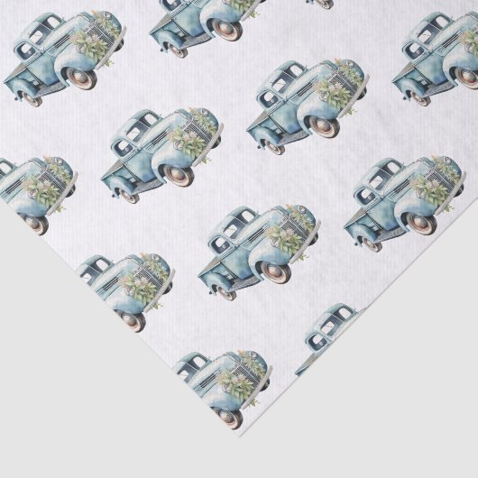 Trucks Dad Birthday Tissuepapier (Detail)