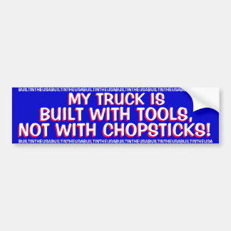TRUCKS - MIJN TRUCK IS GEBOUWD MET HULPMIDDELEN, N BUMPERSTICKER