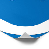 Trucks Road Sign Poster (Hoek)