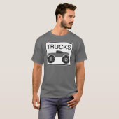 Trucks Street Sign T-shirt (Voorkant volledig)