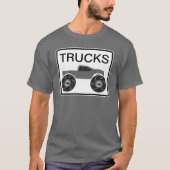 Trucks Street Sign T-shirt (Voorkant)