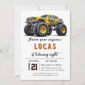 Trucks verjaardagsfeestje uitnodiging (Voorkant)