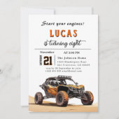 Trucks verjaardagsfeestje uitnodiging (Voorkant)