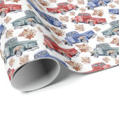  Trucks Wrapping Paper Cadeaupapier (Rol Hoek)