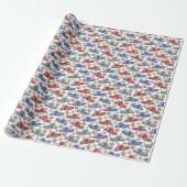  Trucks Wrapping Paper Cadeaupapier (Uitgerold)