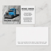 Truckvervoer | semi-vrachtwagen | vervoer visitekaartje (Voorkant / Achterkant)