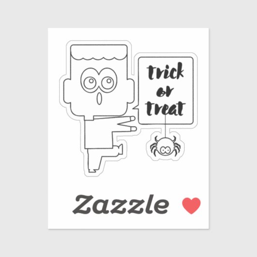 Truco o trato sticker (Vel)