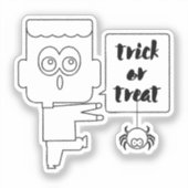Truco o trato sticker (Voorkant)