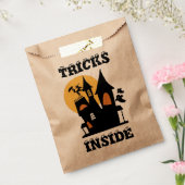 Trucs binnen | Aangepaste Halloween Snoep gunstzak Bedankzakje (Gezegeld)