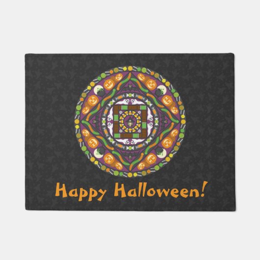 Trucs en Treats Mandala Deurmat (Voorkant)