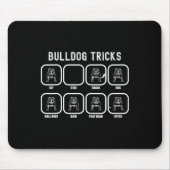 Trucs - Fun Bulldog training mislukt Muismat (Voorkant)