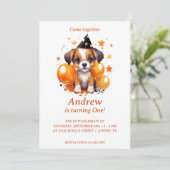 Trucs, traktaties, staarten: uitnodiging voor verj (Staand voorkant)