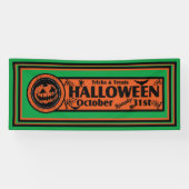 Trucs & Treats Halloween White GBG Spandoek (Horizontaal)