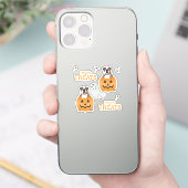 Trucs voor snoepjes Engelse Bulldog Oranje Sticker (Telefoon)