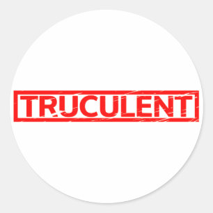 Truculent Stamp Ronde Sticker