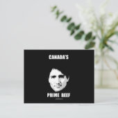 Trudeau - Canada's Prime Beef - PNG.nl Briefkaart (Staand voorkant)