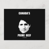 Trudeau - Canada's Prime Beef - PNG.nl Briefkaart (Voorkant)