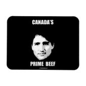 Trudeau - Canada's Prime Beef - PNG.nl Magneet (Horizontaal)