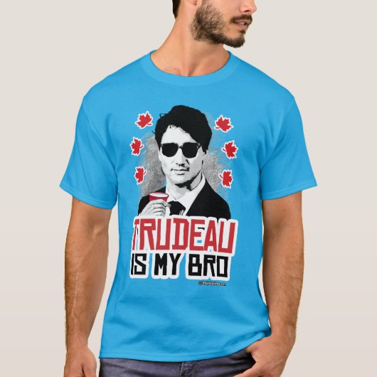 Trudeau is mijn Bro T-shirt (Voorkant)