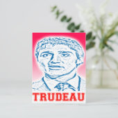 Trudeau Logo Briefkaart (Staand voorkant)