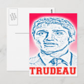 Trudeau Logo Briefkaart (Voorkant / Achterkant)